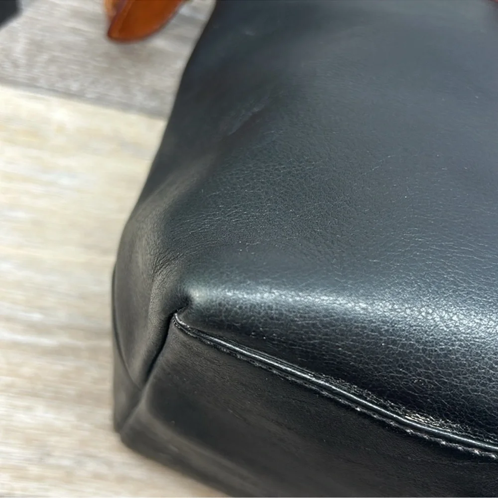 Dooney and Bourke Genuine Florentine Vacchetta Leather  Satchel in GUC! - Picture 6 of 15
